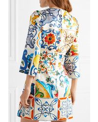 Vestito casual stampato multicolore di Dolce & Gabbana
