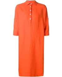 Vestito chemisier arancione
