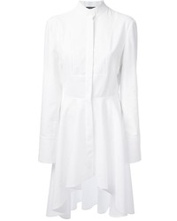 Vestito chemisier bianco di Alexander McQueen
