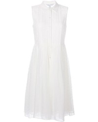 Vestito chemisier bianco di Diane von Furstenberg