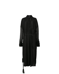 Vestito chemisier nero di Ann Demeulemeester