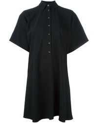 Vestito chemisier nero di MM6 MAISON MARGIELA