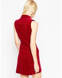 Vestito chemisier rosso di Asos