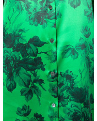 Vestito chemisier stampato verde di No.21