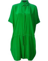 Vestito chemisier verde di Barbara Bui