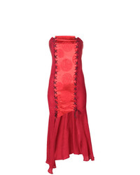 Vestito da cocktail rosso di Romeo Gigli Vintage