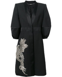 Vestito decorato nero di Alexander McQueen