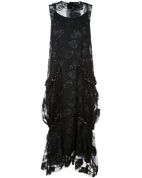 Vestito decorato nero di Simone Rocha