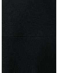 Vestito di lana lavorato a maglia nero di MM6 MAISON MARGIELA