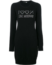 Vestito di lana nero di Love Moschino