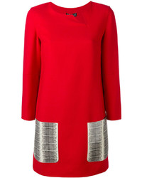 Vestito di lana rosso di Salvatore Ferragamo