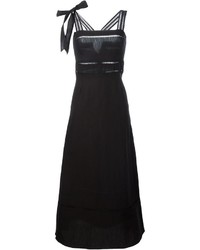 Vestito di lino nero di Etoile Isabel Marant