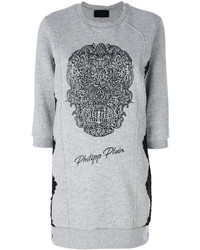 Vestito di maglia grigio di Philipp Plein