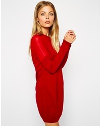 Vestito di maglia rosso di Asos