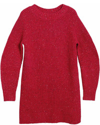 Vestito di maglia rosso di Burberry