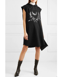 Vestito di maglia stampato nero di Givenchy
