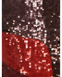 Vestito di seta decorato rosso di Tom Ford