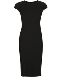 Vestito di seta nero di Victoria Beckham