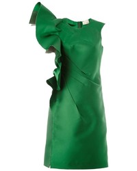 Vestito di seta verde di Lanvin
