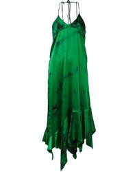Vestito di seta verde di MARQUES ALMEIDA