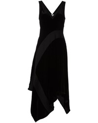 Vestito di velluto nero di Donna Karan
