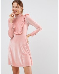 Vestito di velluto rosa di Asos