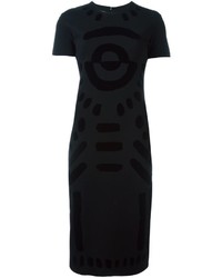 Vestito geometrico nero di McQ by Alexander McQueen