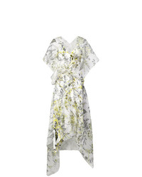Vestito longuette a fiori bianco di Dvf Diane Von Furstenberg