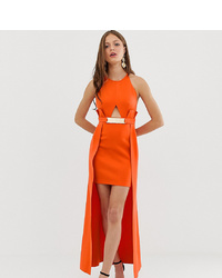 Vestito longuette arancione di ASOS DESIGN