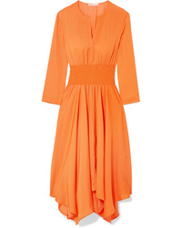 Vestito longuette arancione di Maje