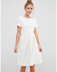 Vestito longuette bianco di Asos