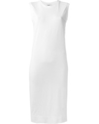 Vestito longuette bianco di DKNY
