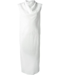 Vestito longuette bianco di Rick Owens