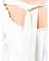 Vestito longuette bianco di Fendi
