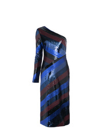 Vestito longuette con paillettes multicolore di Dvf Diane Von Furstenberg