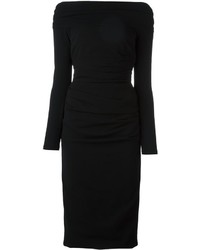 Vestito longuette di lana nero di Dolce & Gabbana