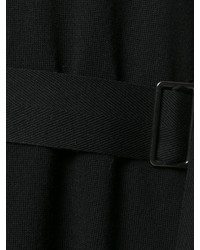 Vestito longuette di lana nero di Jil Sander