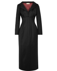 Vestito longuette di lana nero di Sara Battaglia