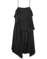 Vestito longuette di raso nero di Jason Wu GREY