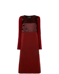 Vestito longuette di raso rosso di Junya Watanabe Comme Des Garçons Vintage