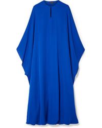 Vestito longuette di seta blu di Reem Acra