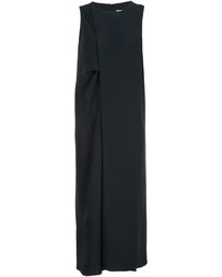 Vestito longuette di seta nero di Maison Margiela
