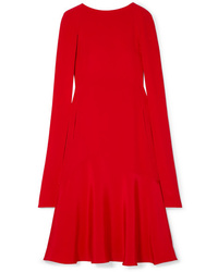 Vestito longuette di seta rosso di Calvin Klein 205W39nyc