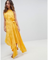 Vestito longuette giallo di ASOS DESIGN