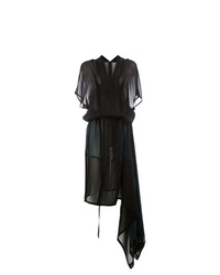 Vestito longuette in rete nero di Ilaria Nistri