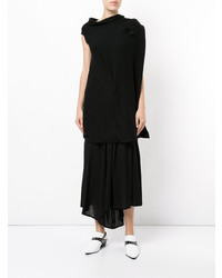 Vestito longuette nero di Yohji Yamamoto Vintage