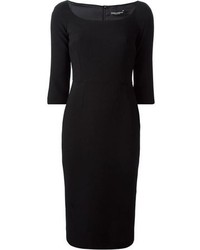 Vestito longuette nero di Dolce & Gabbana
