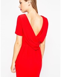 Vestito longuette rosso di Asos