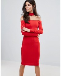 Vestito longuette rosso di Jessica Wright