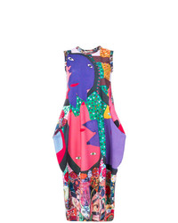 Vestito longuette stampato multicolore di Comme des Garcons
